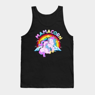 Mamacorn Cute Unicorn Mom Unicorn Loving Mama Tank Top